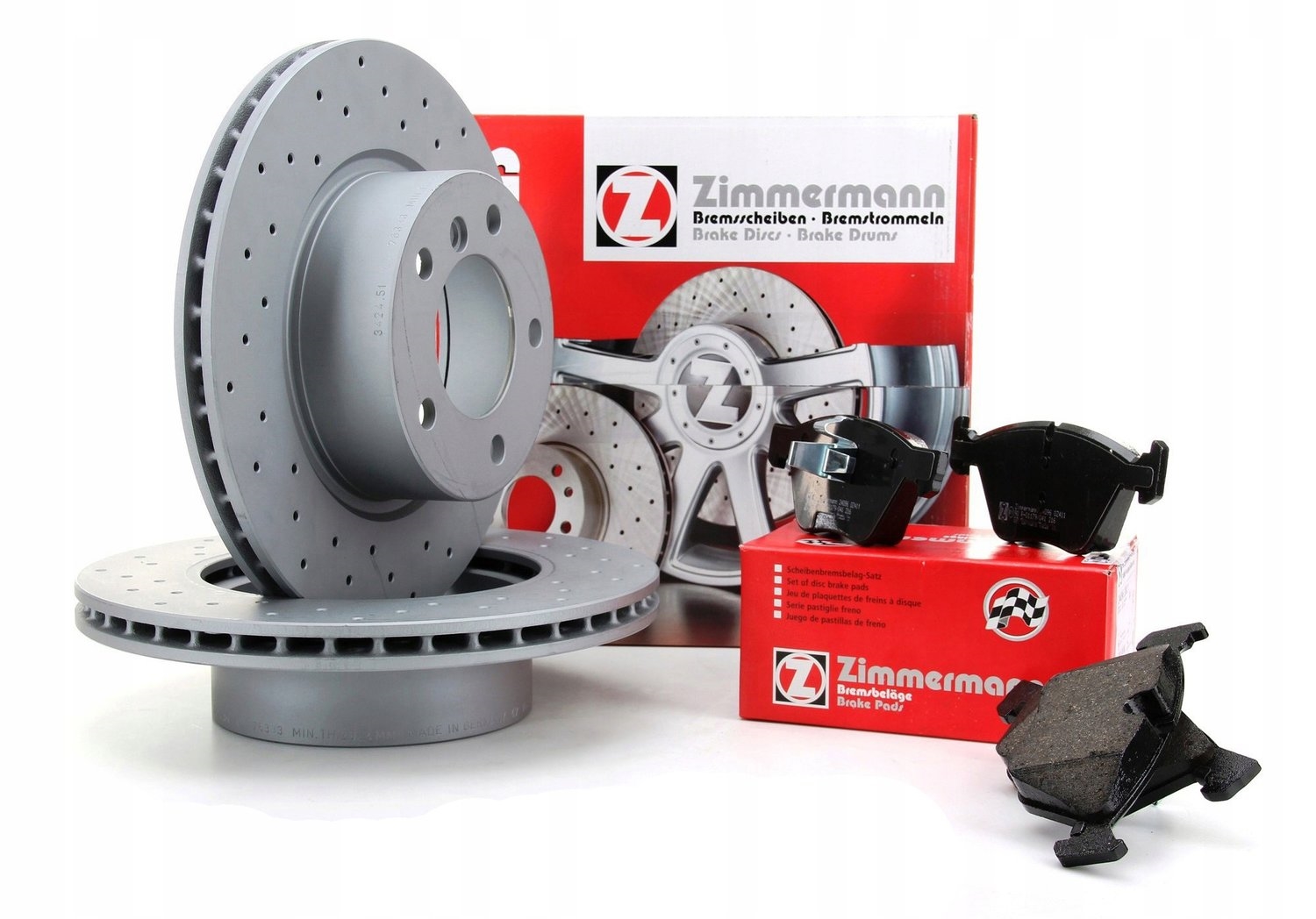 купить тормозные колодки Zimmermann на FORD
